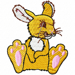 Rabbits Embroidery Design 7